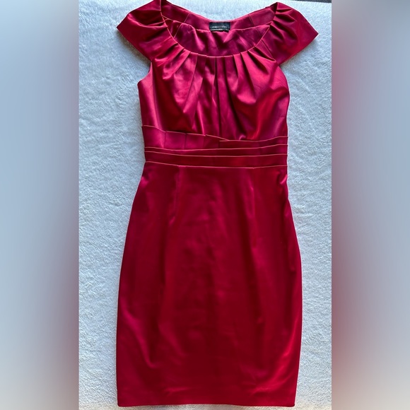 Max & Cleo Dresses & Skirts - Max and Cleo red cocktail dress - size 4. Worn once. EUC.